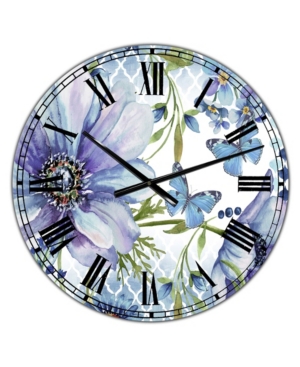 Designart Sheilas Lovely Garden-Jp3930 Oversized Cottage Wall Clock - 36