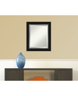 Eva Silver-tone Framed Bathroom Vanity Wall Mirror, 21.25" x 25.25"
