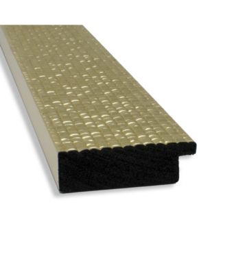 Mosaic Gold-tone on The Door Full Length Mirror, 18.25" x 52.25"