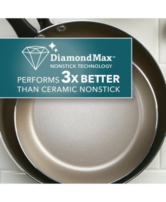 Cookstart 15-Pc DiamondMax Nonstick Cookware Set