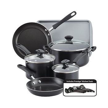 15-Piece Farberware Aluminum DiamondMax Nonstick Cookware Set