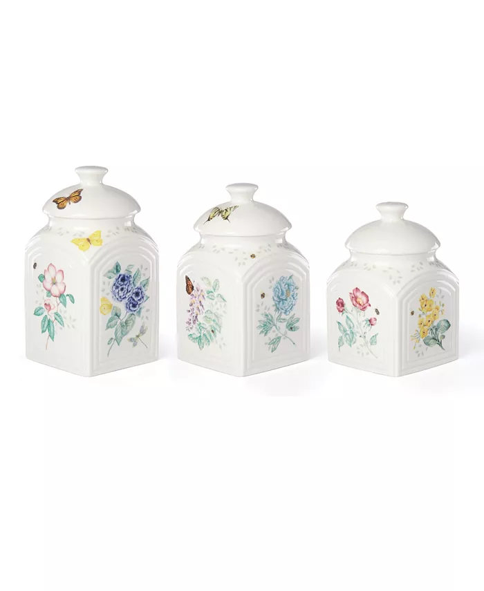 Lenox Butterfly Meadow Set of 3 Canisters