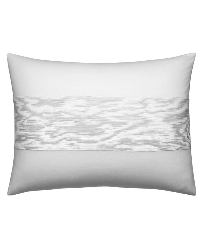 Vera Wang Ghost Flower Banded Horizontal Texture Breakfast Pillow Macy's