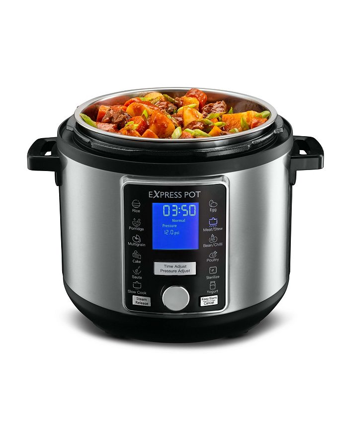 Gourmia 6Qt. Express Pot Pressure Cooker Macy