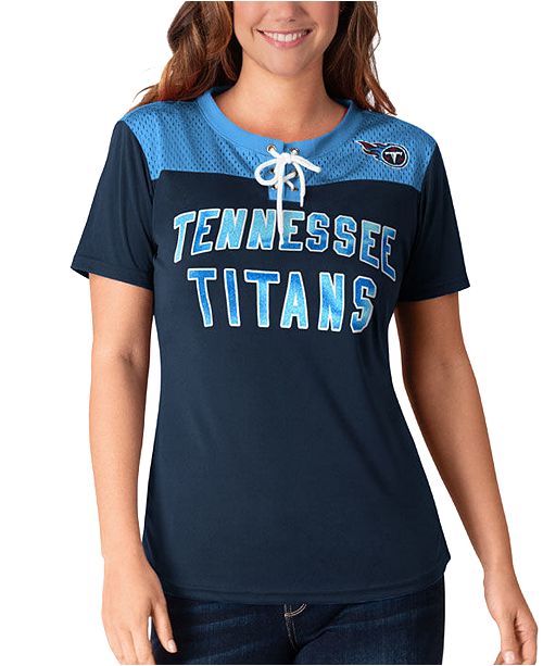 G Iii Sports Women S Tennessee Titans Wildcard Jersey T Shirt