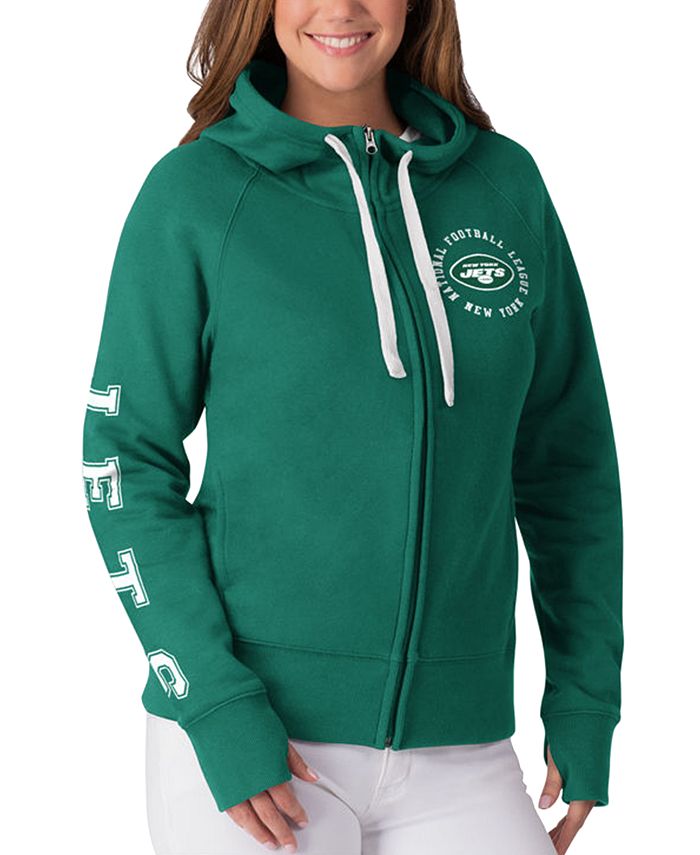 G-III New York Jets Green Football Jersey Hoodie