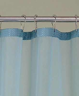 Waffle Complete Shower Curtain With Detachable Liner, 70" x 72"