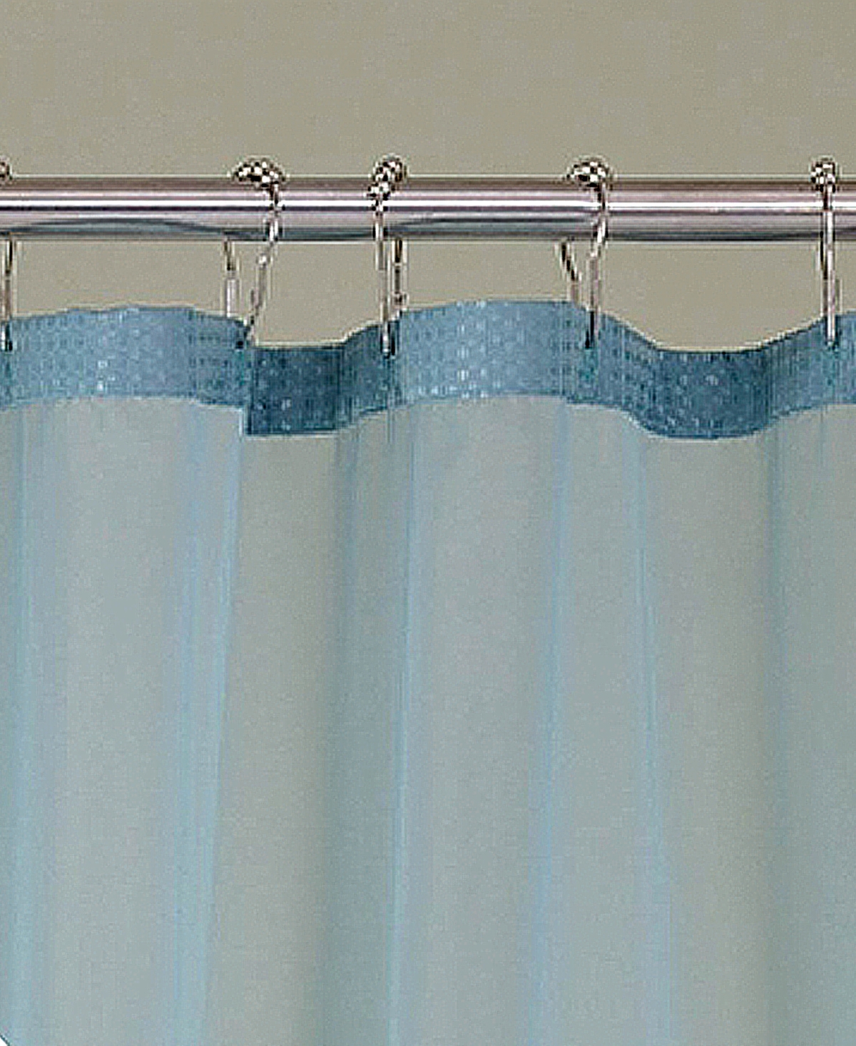 Spa 251 Waffle Complete Shower Curtain With Detachable Liner, 70" x 72"
