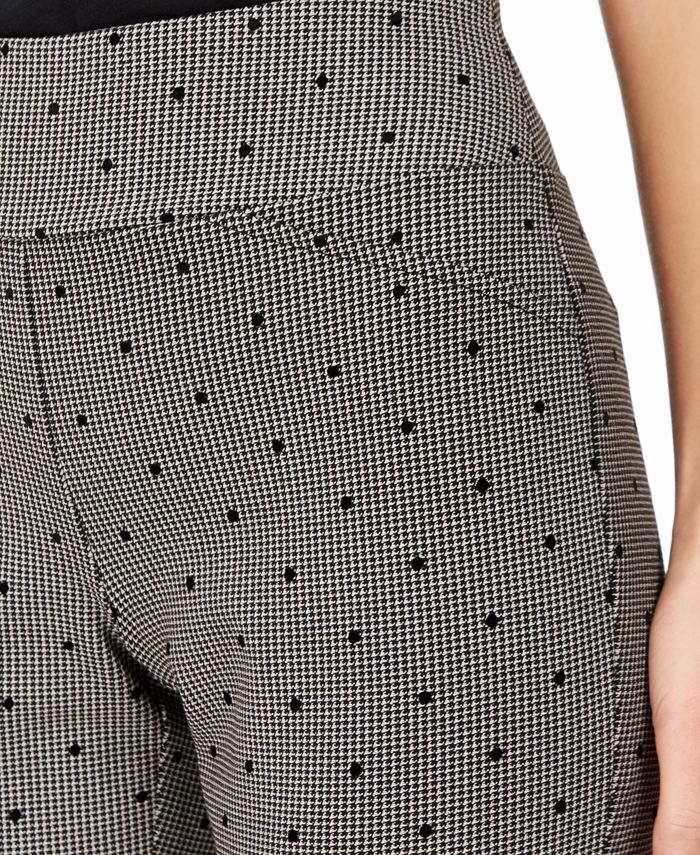 Charter Club Dot-Print Pull-On Pants, Created For Macy's & Reviews ...