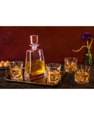 Luna Whiskey Decanter Set of 5