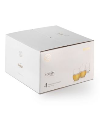 Spirits Stemless Wine Glass Set of 4