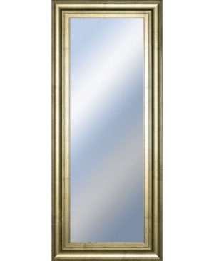 Classy Art Decorative Framed Wall Mirror, 18" X 42" In Silver