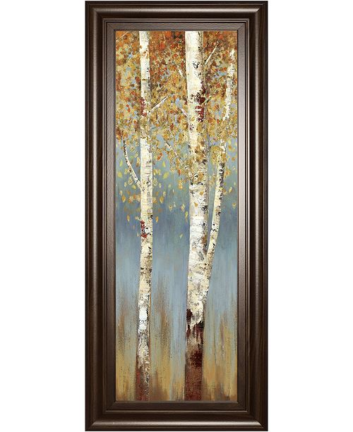 Classy Art Butterscotch Birch Trees Ii By Allison Pearce Framed