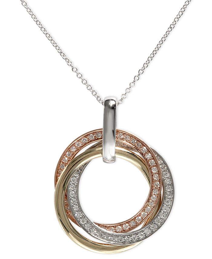 Effy diamond circle pendant best sale