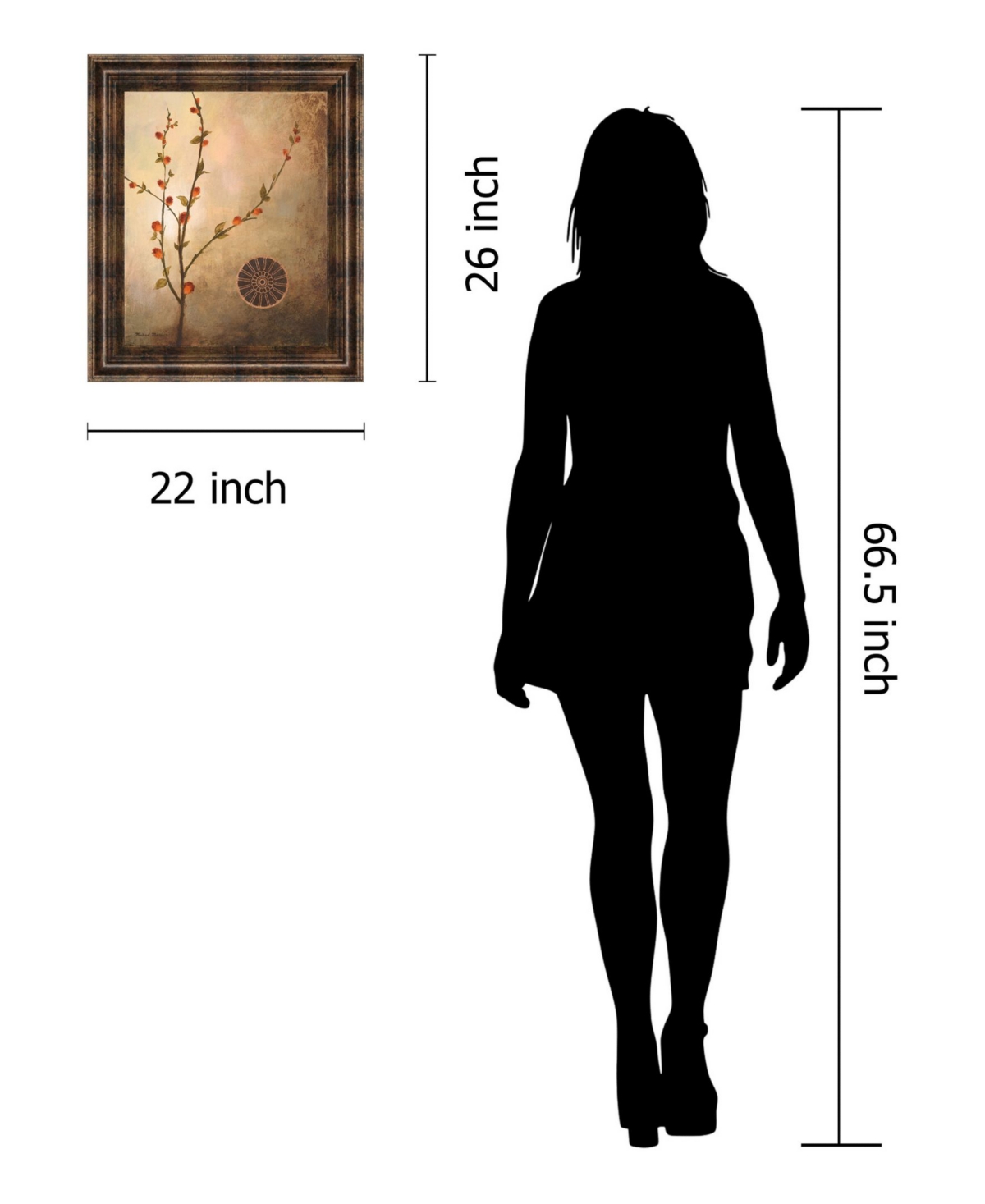 Classy Art Fall Stem in The Warmth by Michael Marcon Framed Print Wall Art,