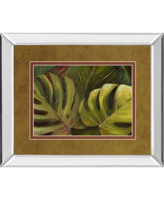 Green For Ever I by Patricia Pinto Mirror Framed Print Wall Art, 34" x 40"