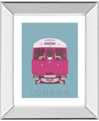 London Transport 3 by Ben James Mirror Framed Print Wall Art, 22" x 26"