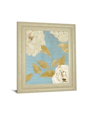 Classy Art Scripted Poetic Peonies I by Lanie Loreth Framed Print Wall Art, 22" x 26"