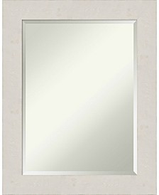 Rustic Plank Framed Bathroom Vanity Wall Mirror, 23.38" x 29.38"