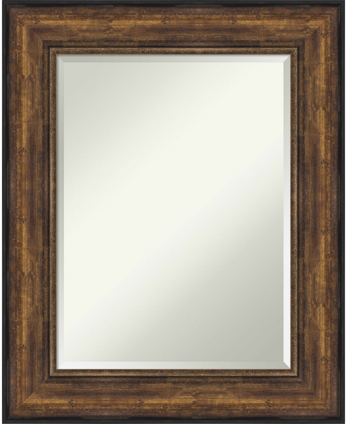 Ballroom Framed Bathroom Vanity Wall Mirror, 25.5" x 31.50" - Bronze