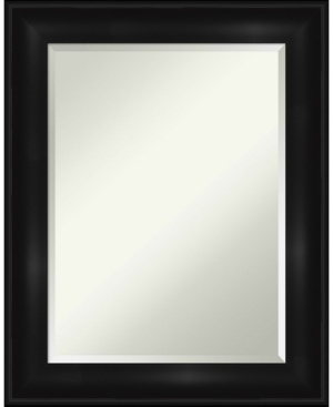 Amanti Art Grand Framed Bathroom Vanity Wall Mirror, 23.75" X 29.75" In Black