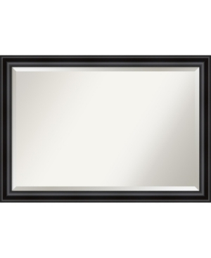 Amanti Art Grand Framed Bathroom Vanity Wall Mirror, 39.88" X 27.88" In Black