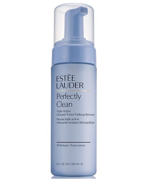 Estee Lauder Perfectly Clean Triple Action Cleanser Toner Makeup