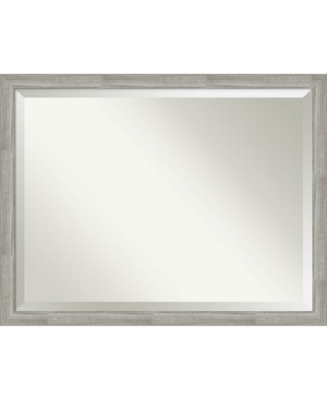 Amanti Art Dove Framed Bathroom Vanity Wall Mirror, 43.5" X 33.50" In Gray