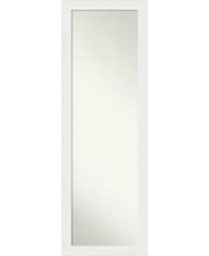 Amanti Art Vanity On The Door Full Length Mirror, 17.38" X 51.38" In White