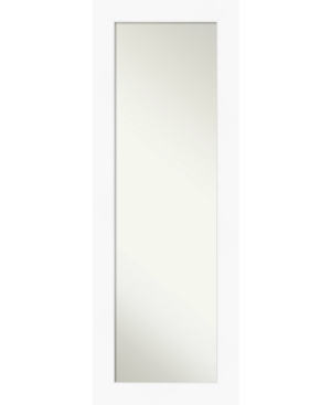 Shop Amanti Art Cabinet On The Door Full Length Mirror, 19.38" X 53.38" In White