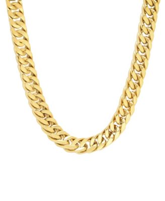 Men's Simple Curb Link Chain Necklace