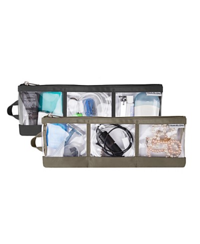 Travelon Hanging Toiletry Travel Bag Organizer Compact Makeup Case Personal  Item