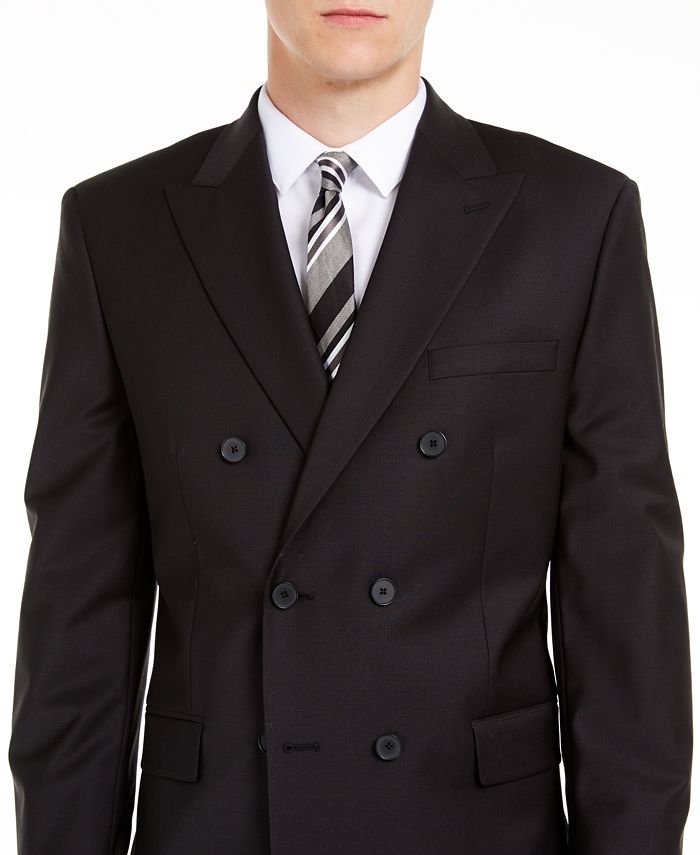 Calvin klein double breasted suit best sale
