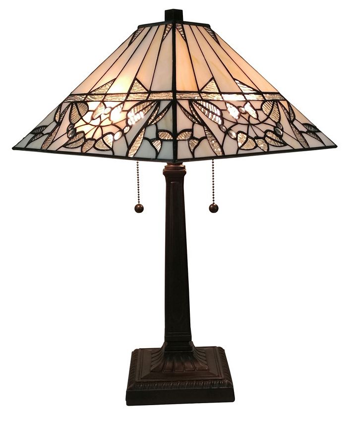 Amora Lighting Tiffany Style Mission Table Lamp Macy's