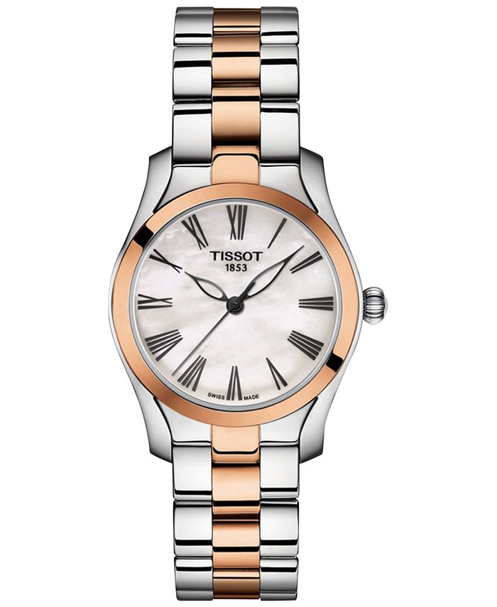 Tissot Women's T-Trend Swiss Quartz Blue Zircon Bracelet Watch main image 1
