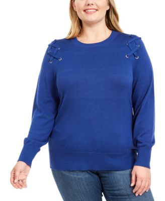 michael kors sweaters blue