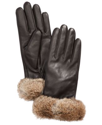 real rabbit fur gloves