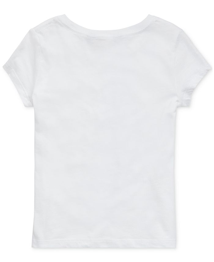 Polo Ralph Lauren Toddler Girl's Holiday Bear Cotton Jersey T-Shirt ...