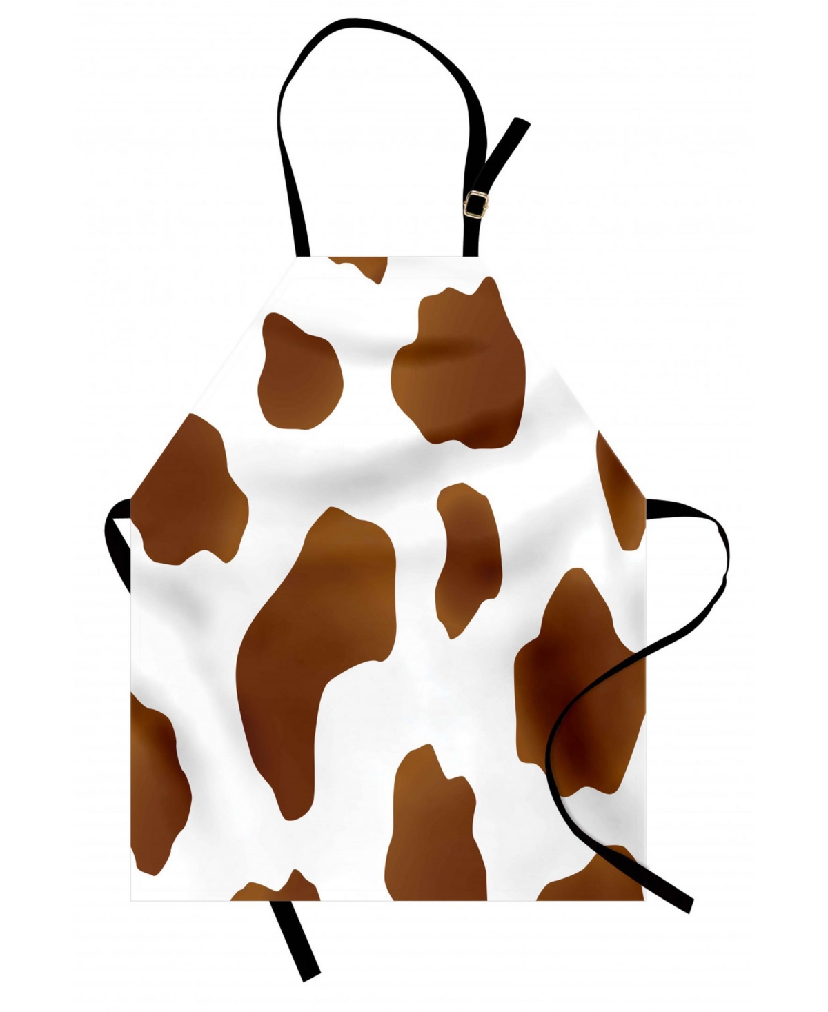 Cow Print Apron - Brown