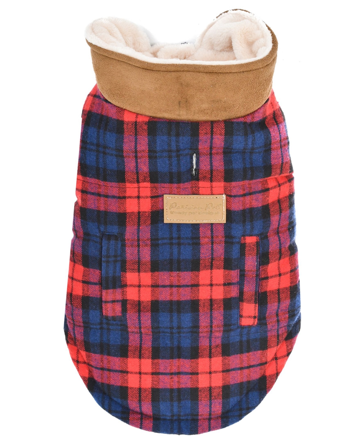 Parisian Pet Scottish Jacket Red Plaid