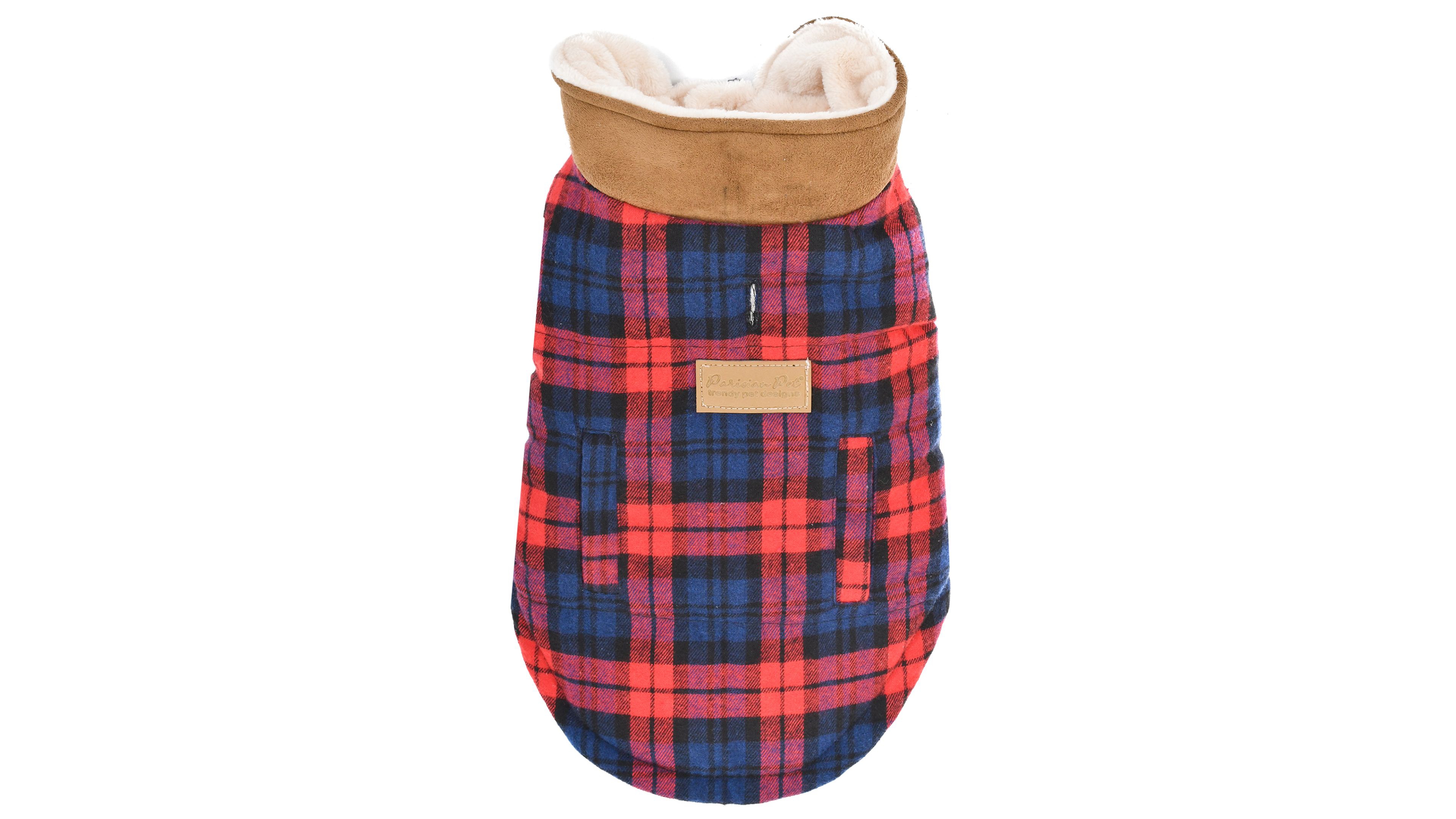 Parisian Pet Scottish Jacket Red Plaid