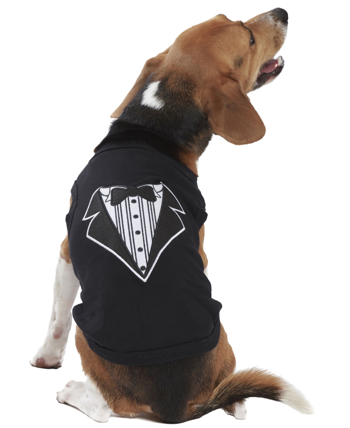 Tuxedo Dog T-Shirt - Black