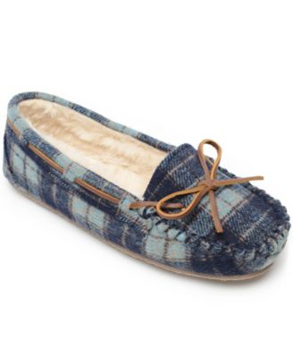 minnetonka plaid slippers