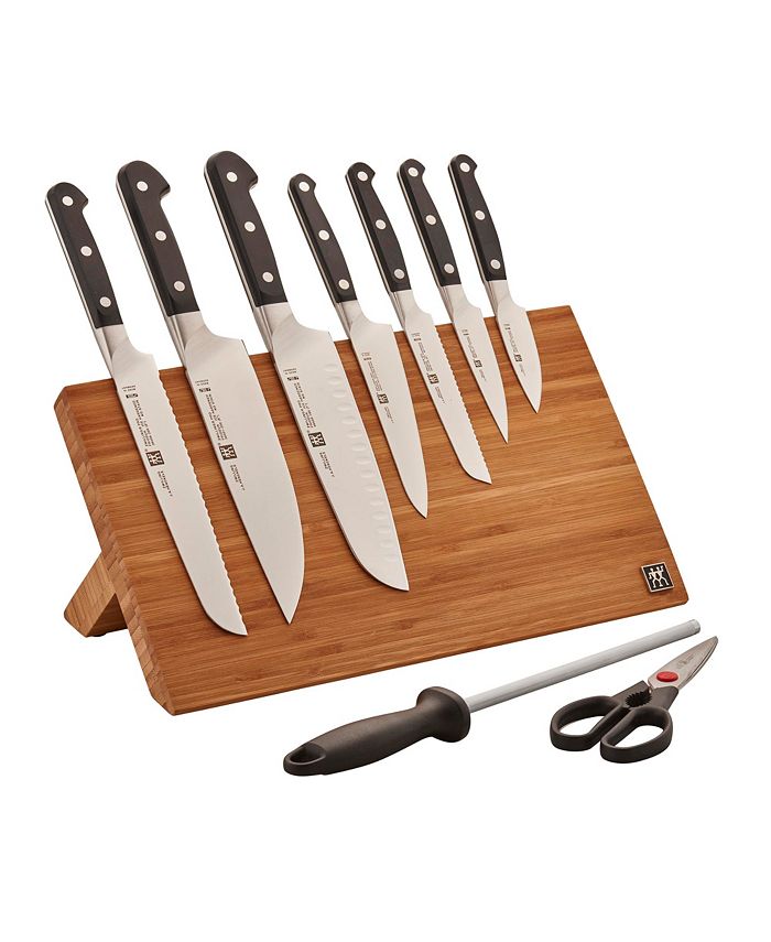 Zwilling Pro 10pc with Bamboo Easel Block & Reviews - Cutlery & Knives - Kitchen - Macy's