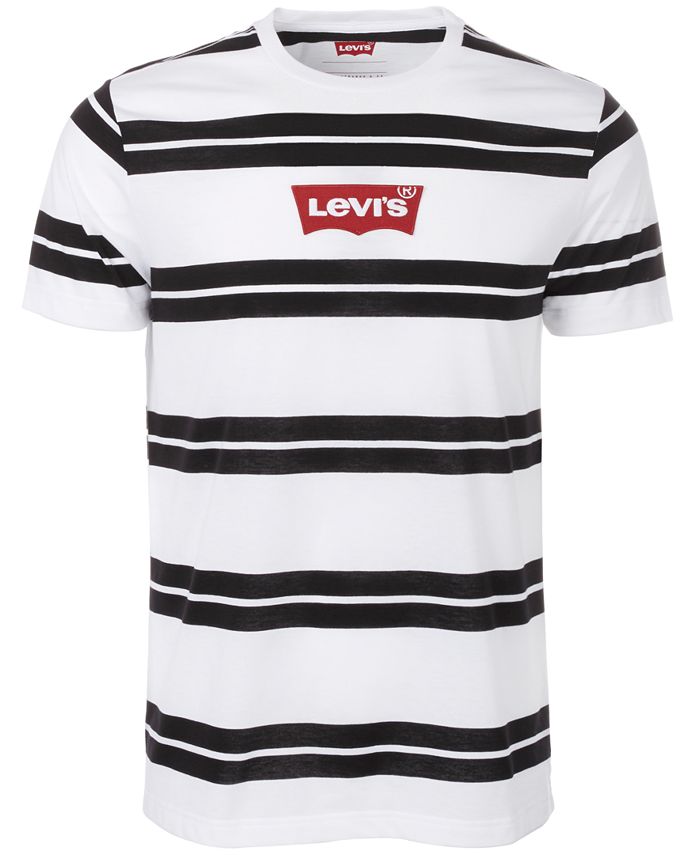 Levi's Men's Striped Logo T-Shirt & Reviews - T-Shirts - Men - Macy's