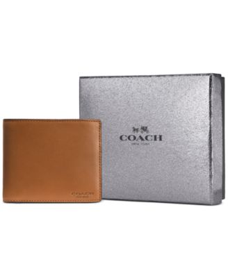 macy's men's coach wallets