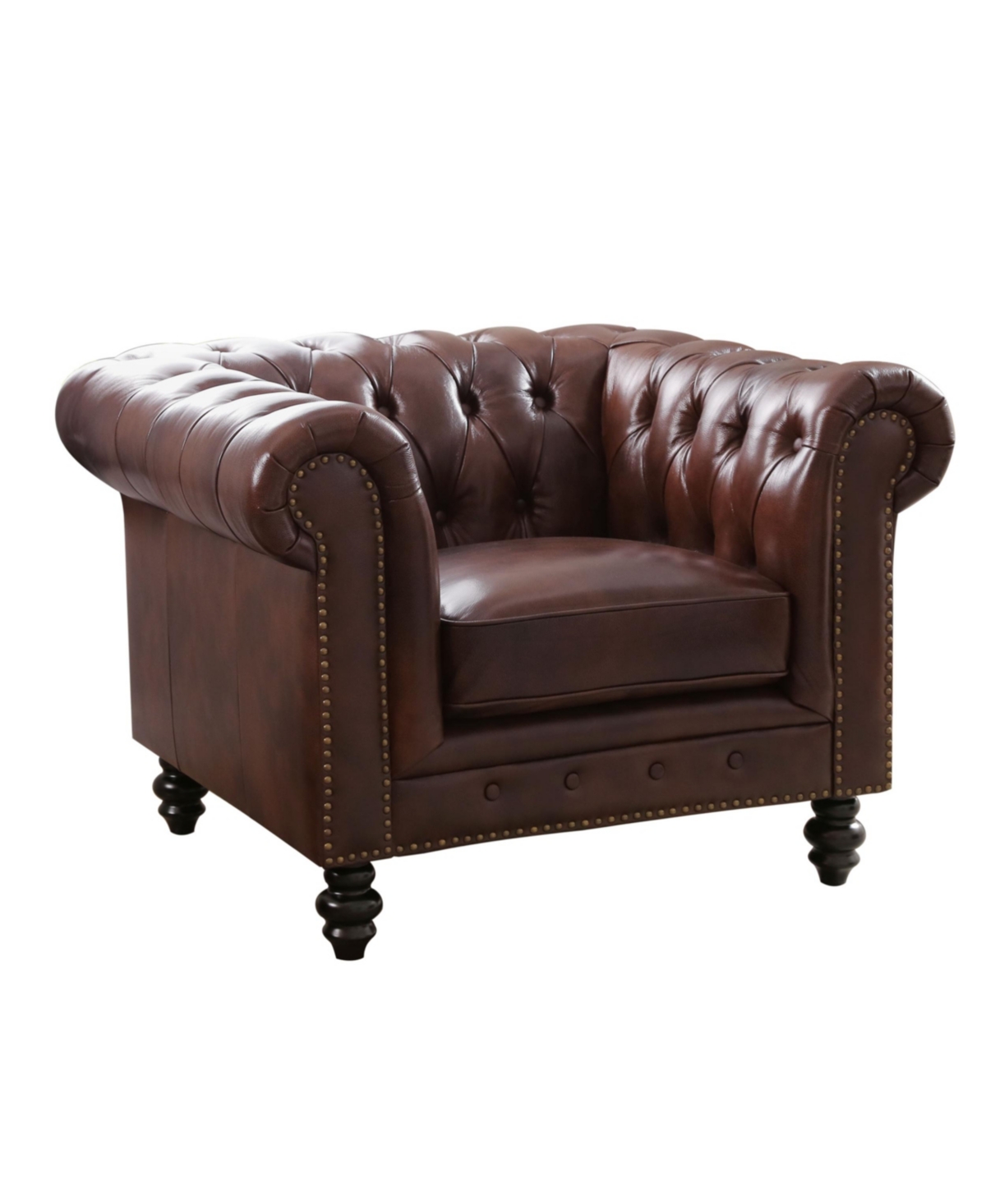 Micah Leather Arm Chair