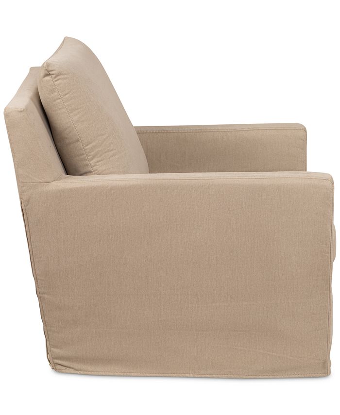 Furniture Brenalee Fabric Swivel Glider Slipcover Macy's