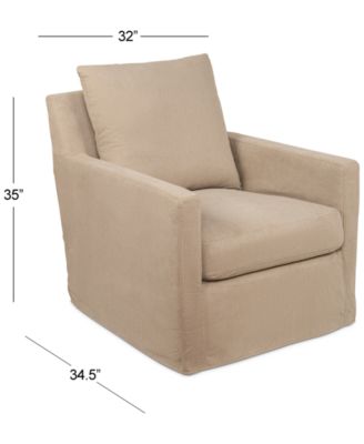 Brenalee Fabric Swivel Glider Slipcover - Replacement