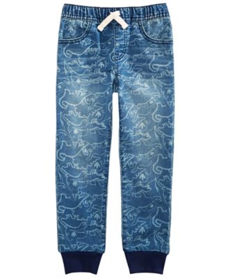 toddler boy denim joggers